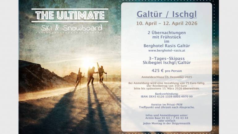 Skiausfahrt Galtür 2026