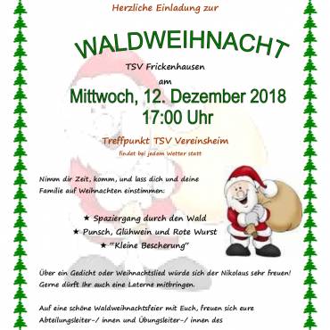 Waldweihnacht 2018