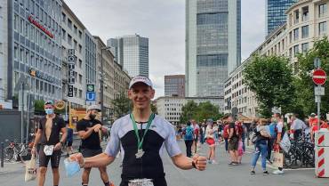 Mitteldistanz beim Frankfurt City Triathlon