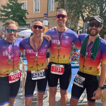 Ein Triathlon – sechs Starter – zwei Podiumsplätze (Tübingen 2023)