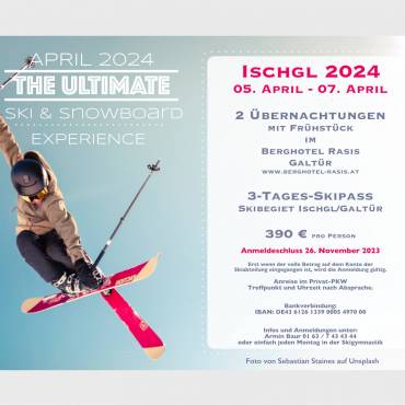 Skiausfahrt Ischgl/Galtür 2024