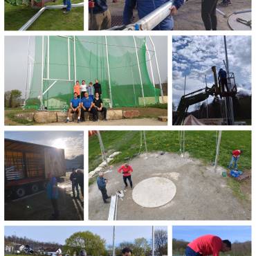 05.04.2024 Austausch der Wurfanlage im Stadion