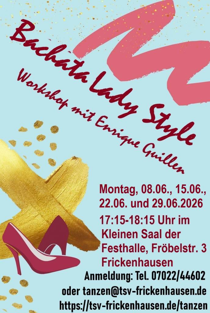 Bachata Lady Style - Workshop mit Enrique