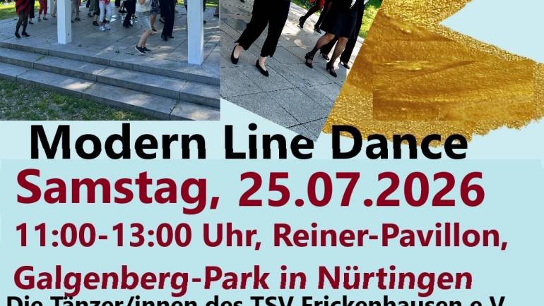 Modern Line Dance 25.07.2026 Reiner Pavillon